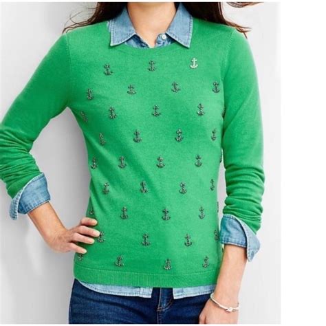 talbots anchor sweater.